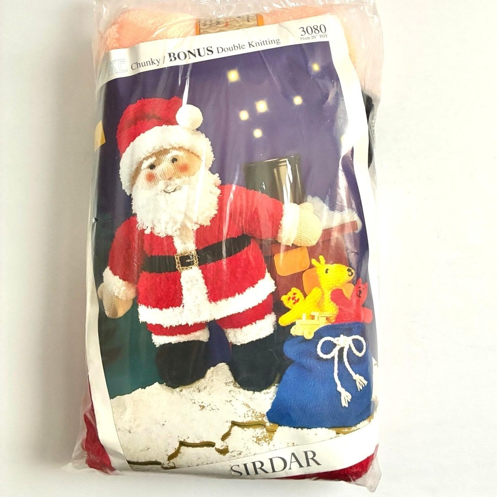 Sirdar Snowflake Santa Doll Knitting Kit 3080 Bag of Toys Yarn Pattern New